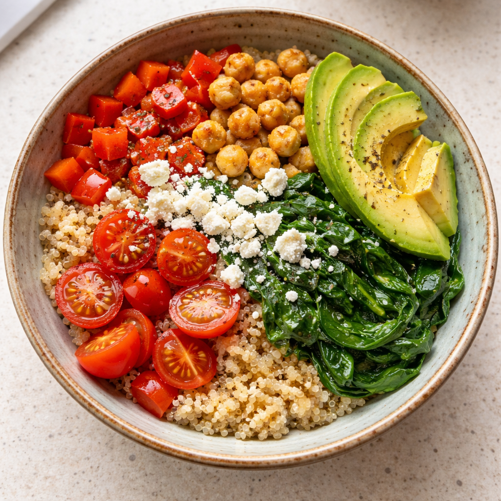 Wholesome Nourishing Grain Bowl Recipe for a Satisfying Lunch featured photo