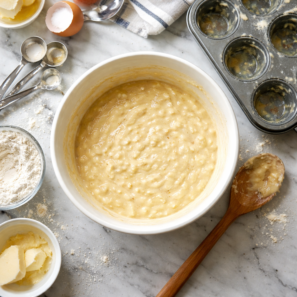 Cottage Cheese Breakfast Muffins for Busy Mornings with Protein preparation photo