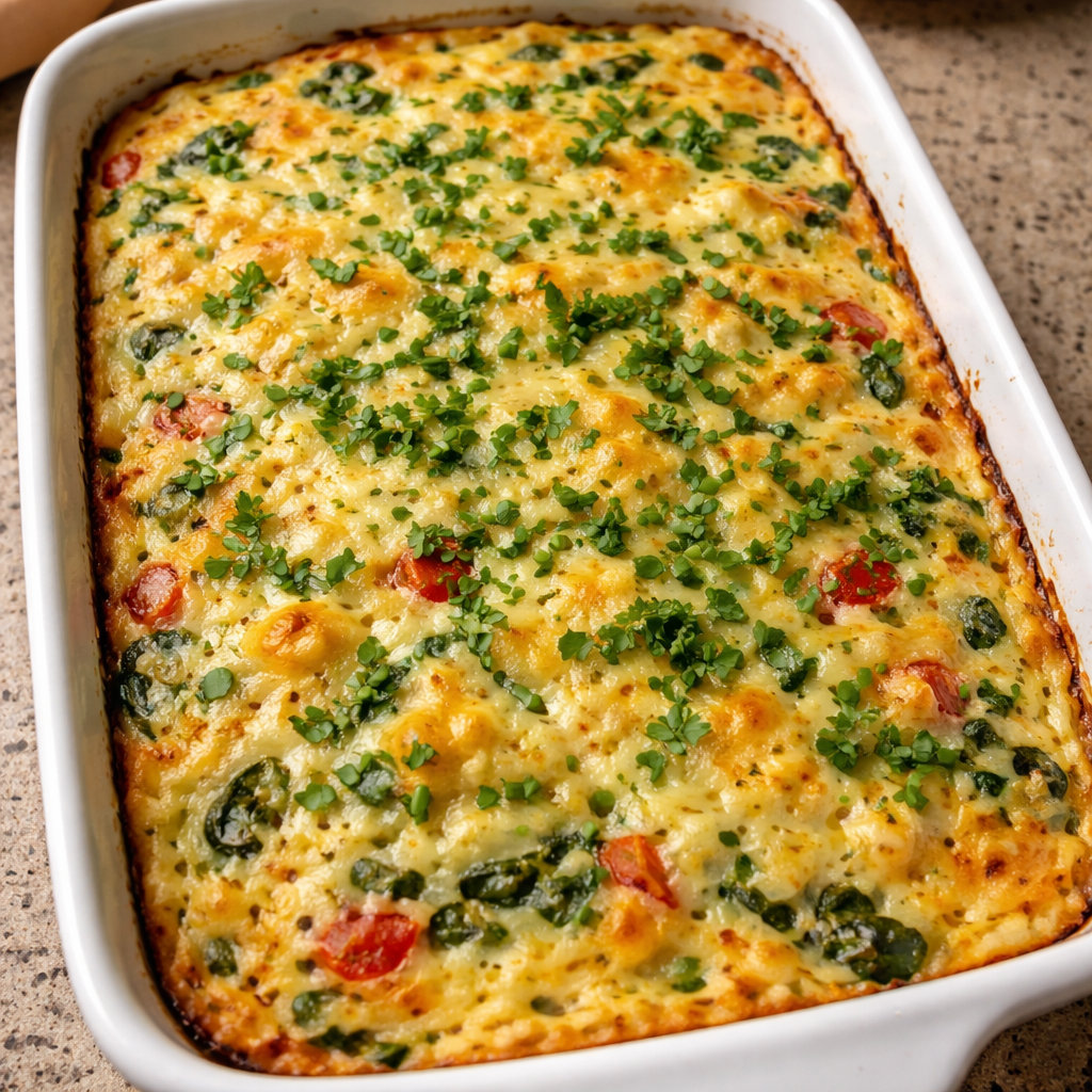 Wholesome Baked Cottage Cheese Eggs for a quick protein breakfast featured photo