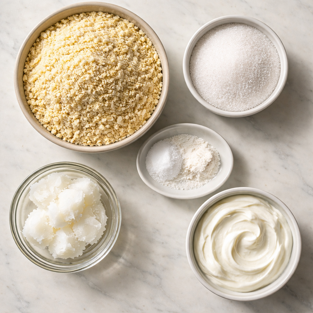 Almond Flour Sugar Cookie Bars Perfect for Every Occasion ingredients photo