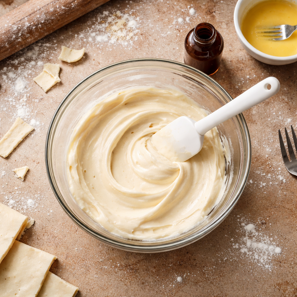 Delicious Easy Puff Pastry Cheese Danish for a Golden Breakfast Treat preparation photo