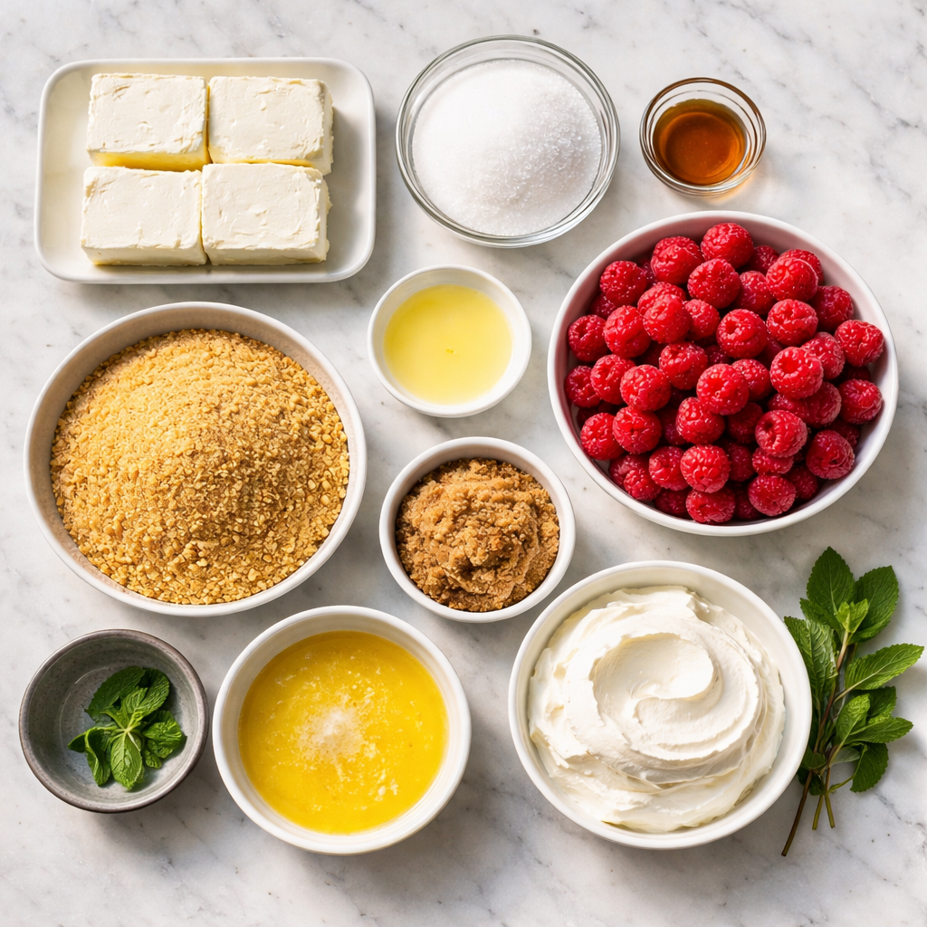 Easy Raspberry Mini Cheesecakes Recipe for Quick Crowd Pleasers ingredients photo
