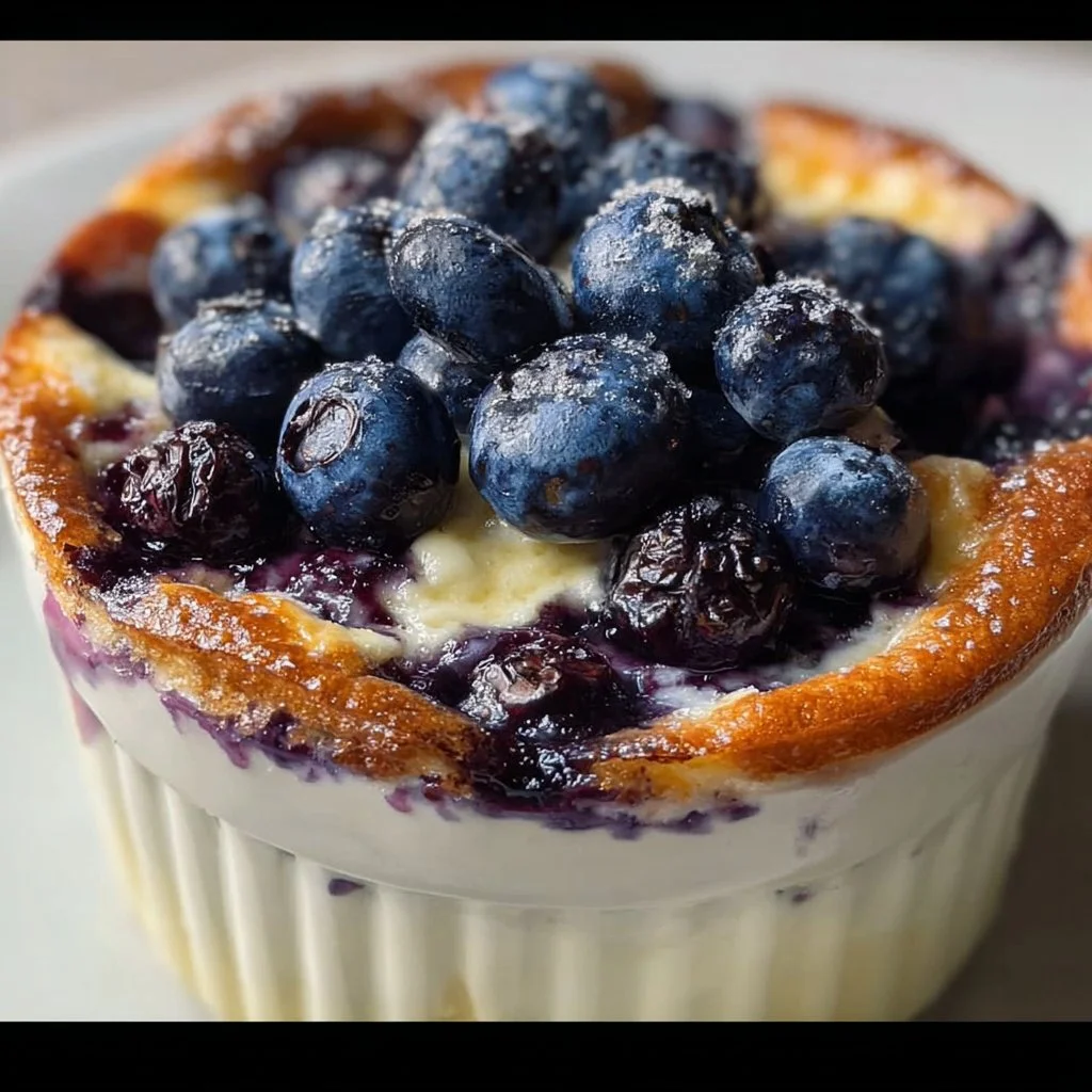 Baked Blueberry Cottage Cheese Breakfast Bowls