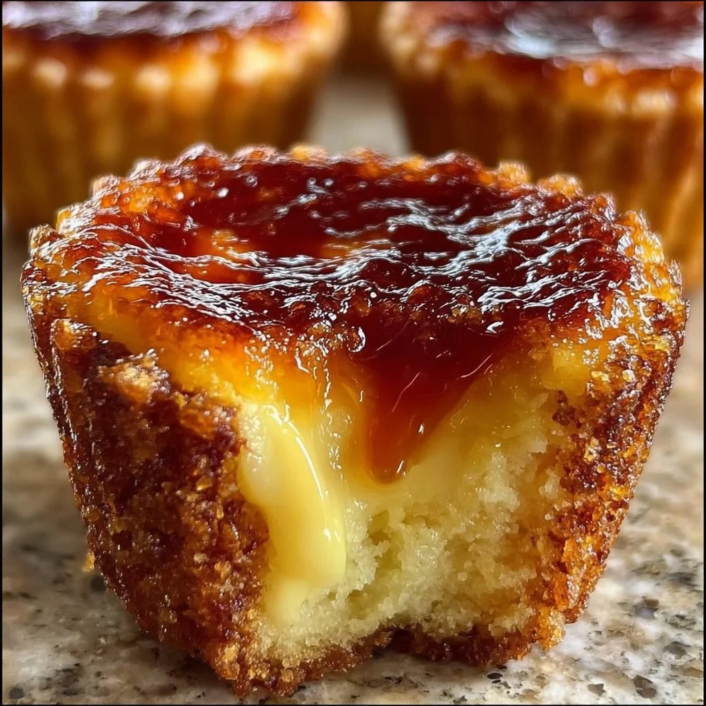 Caramel Flan Muffins