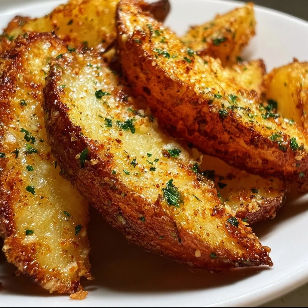 Garlic Parmesan Potato Wedges