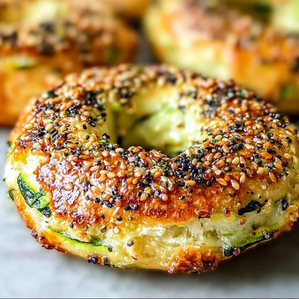 Zucchini Bagels